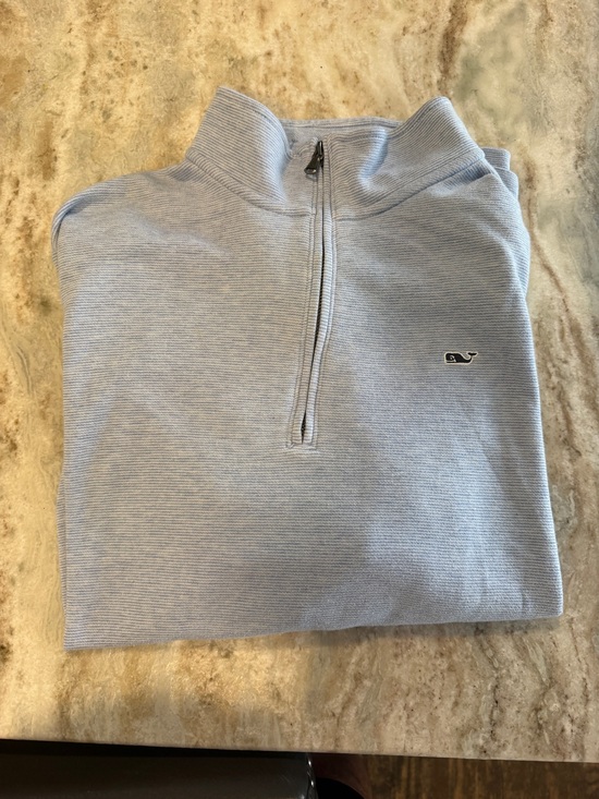 Vineyard Vines Other - Vineyard Vines Men’s Pale Blue Half-Zip Pullover